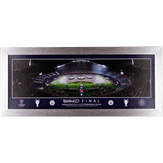 Manchester City FC UCL Champions Framed Line Up Print navy Official store