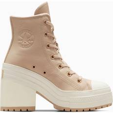 Converse Women Ankle Boots Converse Chuck 70 De Luxe Heel Platform Weatherized - Warm Quarry/Egret