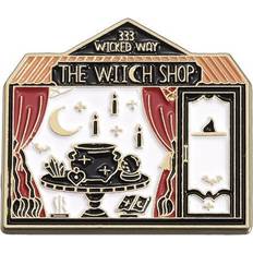 Women Brooches Veishet (QHXZ1364) Playful Style Cartoon Geometric Building Room Brooches With Vibrant Finishes For Trendsetting Fashionistas