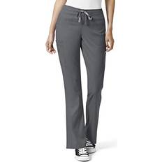 WonderWink 'Women's Moderate Flare Leg Cargo Pant' Scrub Bottoms Pewter