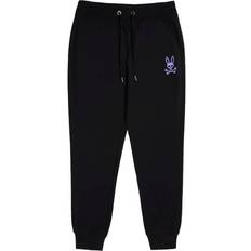 Psycho Bunny Men Pants Psycho Bunny Chicago High Density Dotted Sweatpants - Black