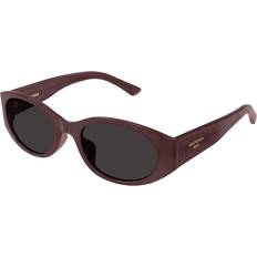 Solglasögon Balenciaga BB0369SK Solglasögon Acetat Violett Grå