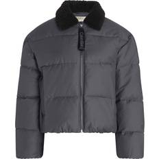 Calvin Klein Jeans Relaxed Aviator Puffer Jacket - Black