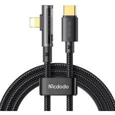 Mcdodo CA-3390 36W 1.2m USB-C to Lightning angle cable (black)