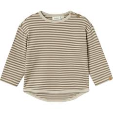 18-24M Bluser & Tunikaer Børnetøj Lil'Atelier Geo ls Top - Brun