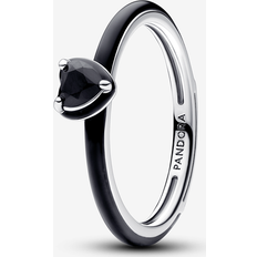 Pandora Men Rings Pandora ME Black Chakra Heart Ring