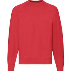 Fruit of the Loom Sweatere Fruit of the Loom Classic Raglan Sweatshirt - Red