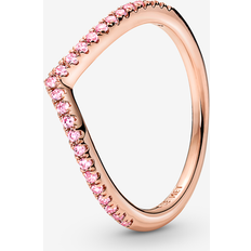 Pandora Pink Rings Pandora Timeless Wish Sparkling Pink Ring 14k rose gold plating Cubic zirconia Pink Sz. 62