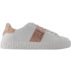 Versace Sneakers Cotton - White/Pink Damen