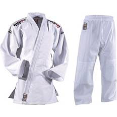 Blanco Uniformes de Artes Marciales DANRHO Judoanzug Classic weiß