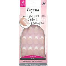 Depend Salon Gel Nude Oval 24-pack