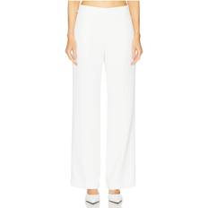 Milly Natia Crepe Pant - White