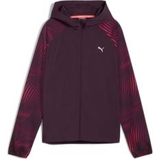 Puma Purple Outerwear Puma Women's Favourite Velocity Printed Woven Jacket - Purple