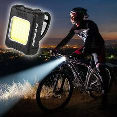 Bike Lights Weloille Bicycle Headlight Mini USB Rechargeable Outdoor Night Riding Strong Light Flashlight Bungee Riding Tail Light