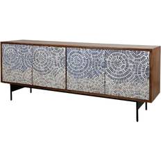 Cocoa Beach 80"w Wood Console Table