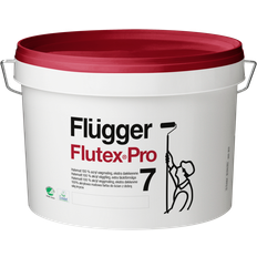 Flügger Väggfärger Målarfärg Flügger Vægmaling Flügger Flutex Pro 7 - 2.8 L Vægmaling Hvid