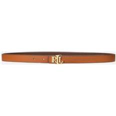 Belts Lauren Ralph Lauren Reversible 20 Leather Skinny Belt - Tan