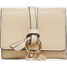 Chloé Alphabet Leather Wallet - Sweet Beige