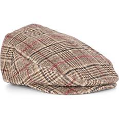 Brixton 20th Anniversary Hooligan Snap Flat Cap - Brown Plaid