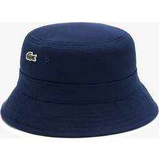 Lacoste Accessori Lacoste Mens Organic Cotton Bucket Hat - Navy