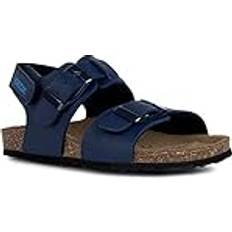 Leather Children's Shoes Geox Children's Sandals Ghita D - Bleu