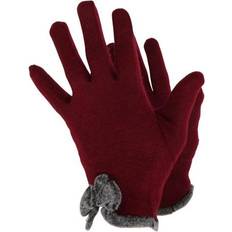 Femme - Rouge Gants et Moufles Handy Womens Wool Rich Gloves - Red