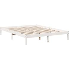 vidaXL Ekstra Lang 140x220 cm Massivt Fyrretræ Sengeramme