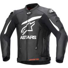 Leather Motorcycle Jackets Alpinestars GP Plus V4 Leather Jacket Black/white