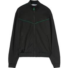 Off-White Outerwear Off-White Logo-Embroidered Zip-Up Jacket - Men - Black