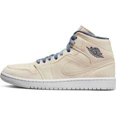 Beige - Femme Chaussures de Basket Jordan 1 Mid SE Sanddrift Women's