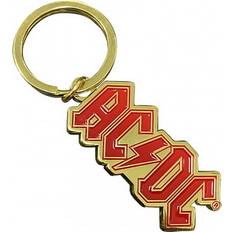 Wallets & Key Holders AC/DC Logo Gold Keychain