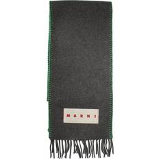 Cachemira Bufandas Marni Gray Virgin Wool & Cashmere Scarf - Uomo