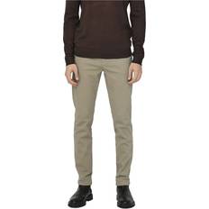 Only & Sons Onsmark Slim Fit Chinobukser Brun