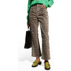 Ganni Betzy Cropped Jeans - Multicolor Women's