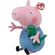 TY Peppa Pig Peppa le cochon Peppa Large George Peluche 28 cm