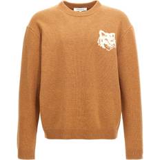 Fox Head Knit Jumper - Orange