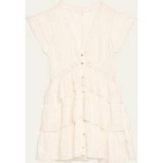 LoveShackFancy Binselle Dress - White