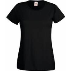 Fruit of the Loom Overdele Fruit of the Loom Lady-Fit Valueweight Short Sleeve T-Shirt - Black