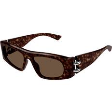 Alexander McQueen Solbriller Alexander McQueen AM0471S 002 Solbriller Mænd Tortoiseshell