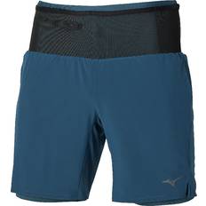 Azul Shorts Mizuno 2-in-1 Multitaschen-Shorts Active - Bleu