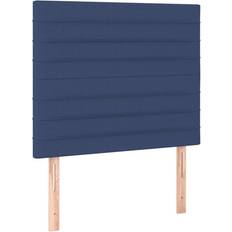 Senge & Madrasser vidaXL Sengegavle 2 Stk 80x5x78 88 cm Stof Blå Sengeramme