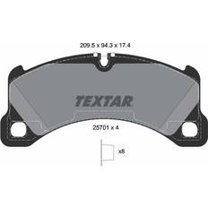 Porsche Brake System Textar Brake Pad Set 2570101