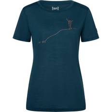 super.natural Gipfelglück Tee - Blau Women's