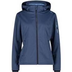 CMP Women's Softshell Jacket Zip Hood - Blå