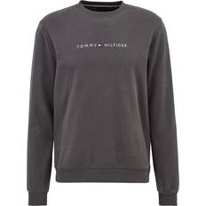 Tommy Hilfiger Elastan/Lycra/Spandex Sweatere Tommy Hilfiger Original Logo Lounge Sweatshirt - Dark Ash