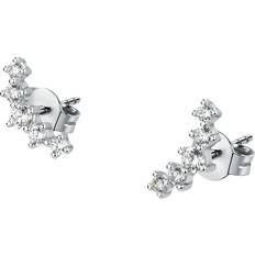 Earrings - Silver/Transparent 