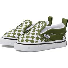 Canvas Eerste Stappen Slip-On V Peuterschoenen Met Klittenband - Toddler Groen