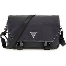 Magnetverschluss Messengertaschen Guess Tasche ROMA MINI FLAP MESSENGER Noir