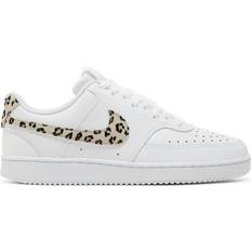 Sportschoenen Nike Court Vision Low - Leopard Swoosh White