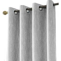 Melodieux 1 Panel Cotton Blend Room Darkening Curtain 46 x 54 Inch - Grey